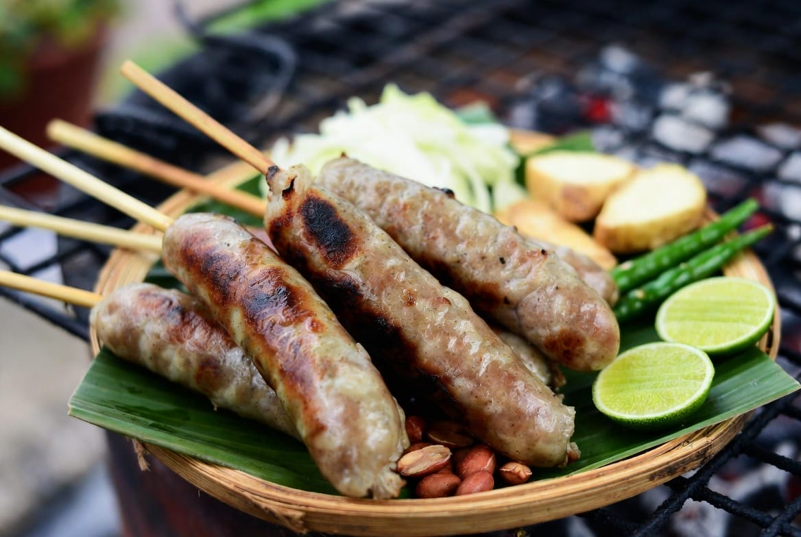Sai Krok Isaan — fermented pork sausage