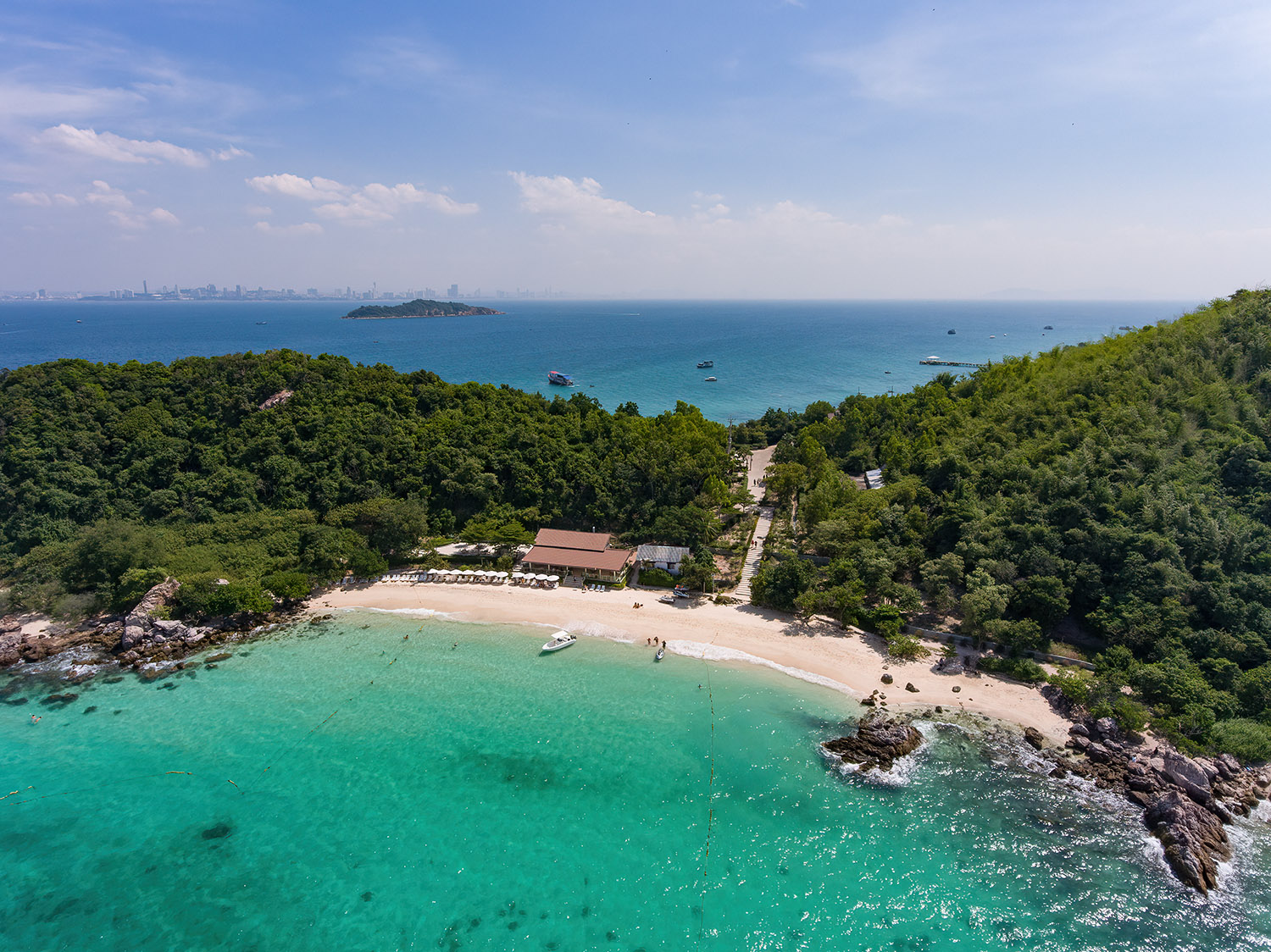 Koh Larn beach cove off Pattaya